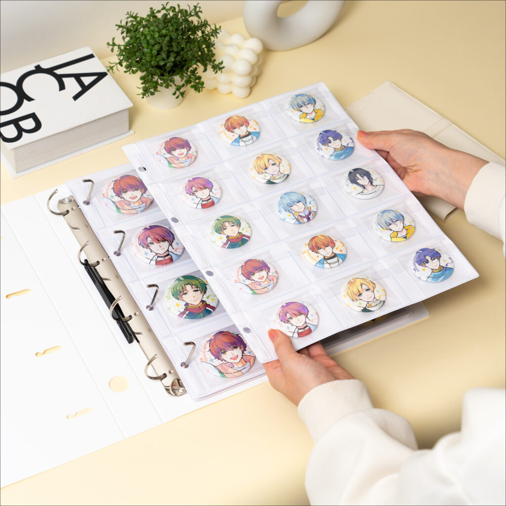 44mm缶バッジのサイズに合わせて設計