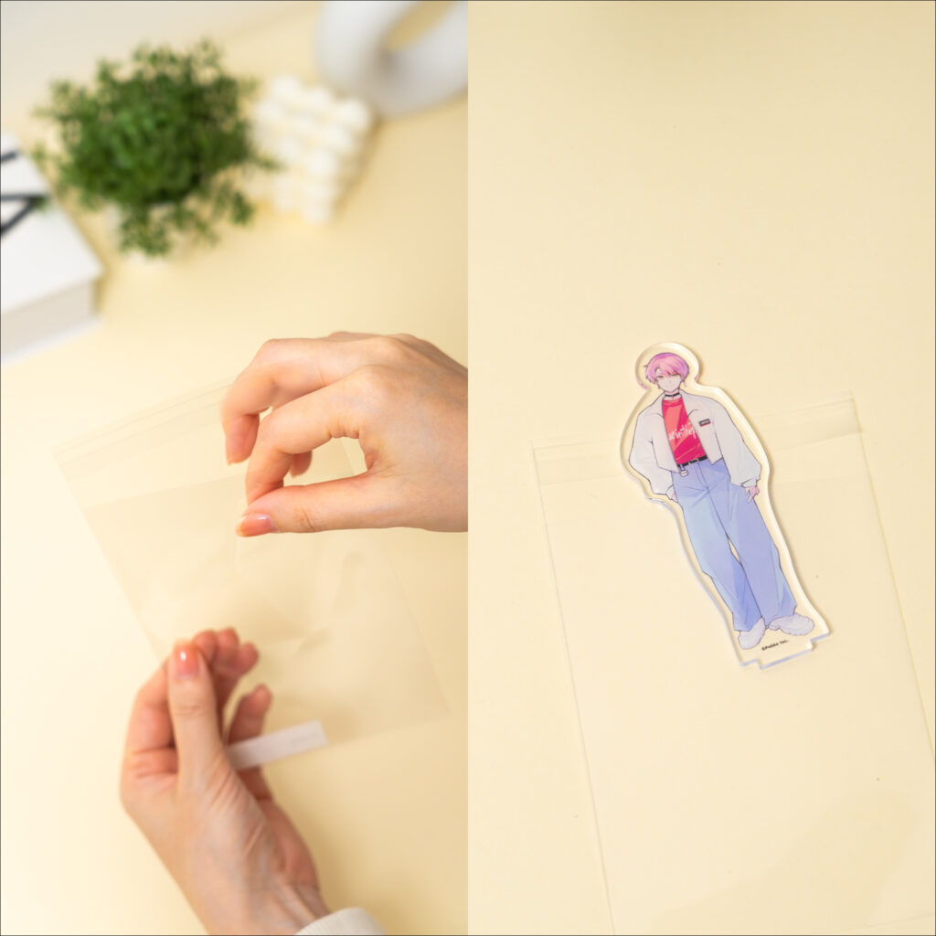 0.05mm厚の高透明OPP素材（薄い透明フィルム）